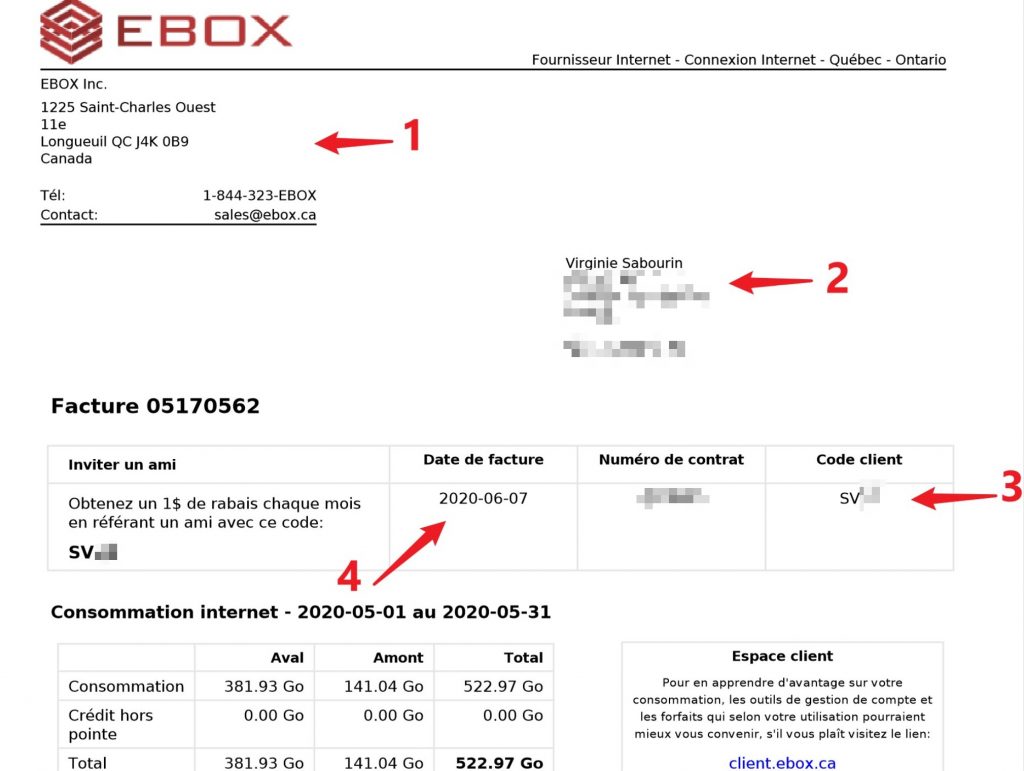 Mieux Comprendre Ma Facture | EBOX